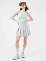 Mona Sleeveless Golf Top Spring Bud 3D Bridge Monogram Women J.Lindeberg Clothing 66XF2591 - Image 2
