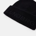 Monti Cashmere Blend Beanie Black Men J.Lindeberg Accessory 66XF2530