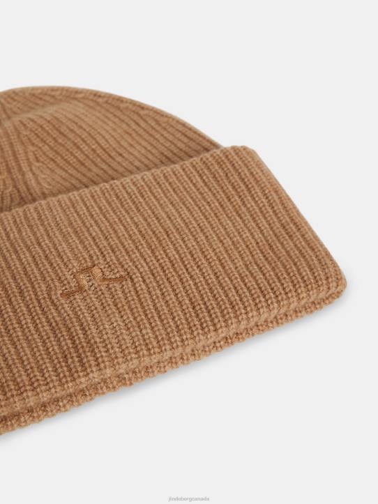 Monti Cashmere Blend Beanie Chipmunk Men J.Lindeberg Accessory 66XF1250 - Image 2