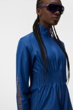 Moonshine Mid Layer Estate Blue Women J.Lindeberg Clothing 66XF1778 - Image 4