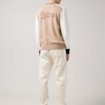 Morgan Color Blocked Sweater Batique Khaki Men J.Lindeberg Clothing 66XF2356