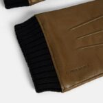 Myles Leather Glove Butternut Men J.Lindeberg Accessory 66XF1242