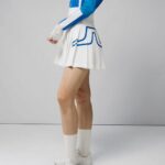 Naomi Bridge Skirt White Women J.Lindeberg Clothing 66XF2683