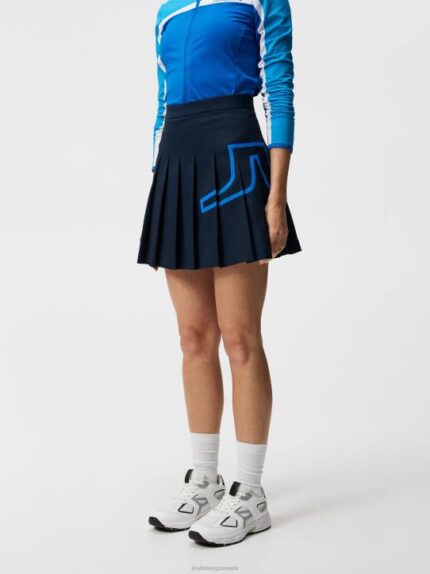 Naomi Skirt Navy Women J.Lindeberg Clothing 66XF1671