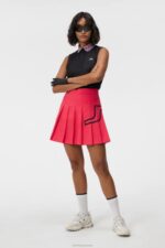 Naomi Skirt Rose Red Women J.Lindeberg Clothing 66XF1576 - Image 2