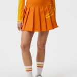 Naomi Skirt Russet Orange Women J.Lindeberg Clothing 66XF1674