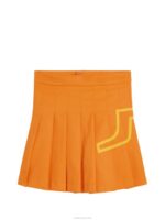 Naomi Skirt Russet Orange Women J.Lindeberg Clothing 66XF1674 - Image 6