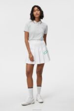 Naomi Skirt White Women J.Lindeberg Clothing 66XF1574 - Image 2