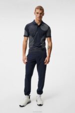 Nate Seamless Polo Navy Men J.Lindeberg Clothing 66XF224 - Image 3