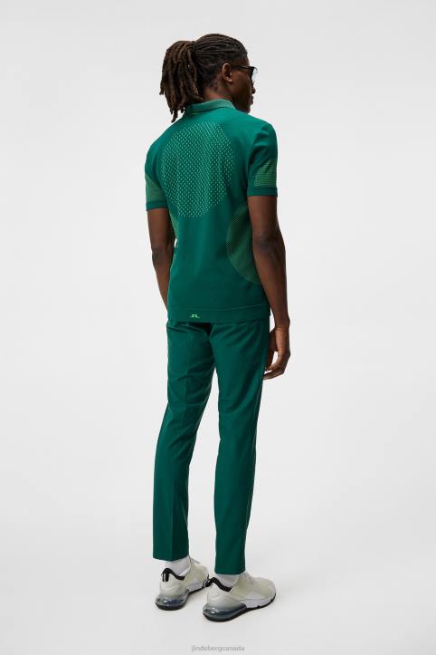 Nate Seamless Polo Rain Forest Men J.Lindeberg Clothing 66XF222 - Image 2