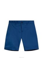Nathan Super Satin Shorts Estate Blue Men J.Lindeberg Clothing 66XF1129 - Image 5