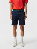 Nathan Super Satin Shorts Navy Men J.Lindeberg Clothing 66XF1142