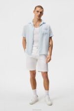 Nathan Super Satin Shorts White Men J.Lindeberg Clothing 66XF1130 - Image 3