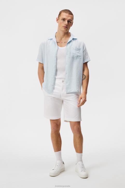 Nathan Super Satin Shorts White Men J.Lindeberg Clothing 66XF1130 - Image 3