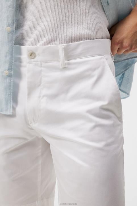Nathan Super Satin Shorts White Men J.Lindeberg Clothing 66XF1130 - Image 4