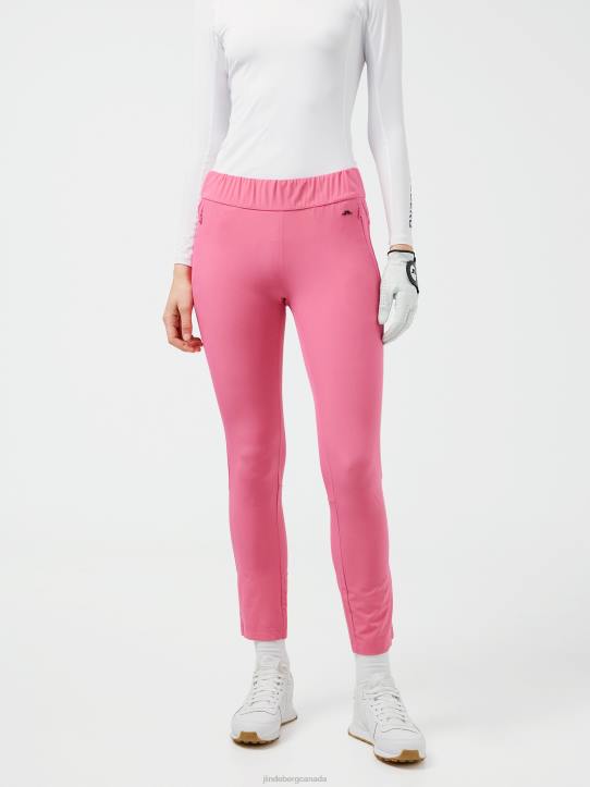 Nea Pull On Golf Pant Hot Pink Women J.Lindeberg Clothing 66XF2798 - Image 1