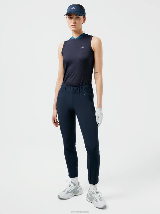 Nea Pull On Golf Pant Navy Women J.Lindeberg Clothing 66XF2796 - Image 3