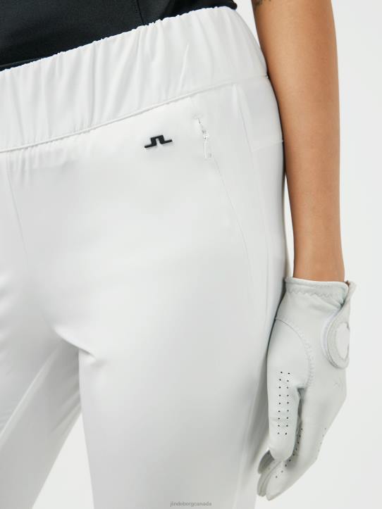 Nea Pull On Golf Pant White Women J.Lindeberg Clothing 66XF2797 - Image 4