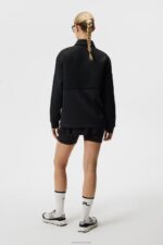 Nevaeh Coach Jacket Black Women J.Lindeberg Clothing 66XF1929 - Image 2