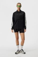 Nevaeh Coach Jacket Black Women J.Lindeberg Clothing 66XF1929 - Image 3