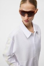 Nevaeh Coach Jacket White Women J.Lindeberg Clothing 66XF1928 - Image 4