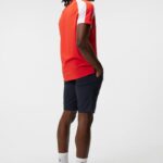Nial Polo Fiery Red Men J.Lindeberg Clothing 66XF324