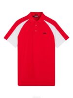 Nial Polo Fiery Red Men J.Lindeberg Clothing 66XF324 - Image 4