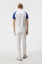 Nial Polo White Men J.Lindeberg Clothing 66XF323