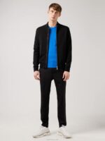 Nigel Silk Wool Sweater True Blue Men J.Lindeberg Clothing 66XF2370 - Image 3