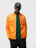 Nile Nylon Overshirt Russet Orange Men J.Lindeberg Clothing 66XF1191