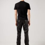 Nino Knitted Polo Black Men J.Lindeberg Clothing 66XF2114