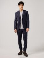 Nino Knitted Polo Stone Grey Men J.Lindeberg Clothing 66XF2112 - Image 2