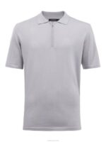 Nino Knitted Polo Stone Grey Men J.Lindeberg Clothing 66XF2112 - Image 4