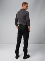 Noel Light Merino Polo Dark Grey Melange Men J.Lindeberg Clothing 66XF1080