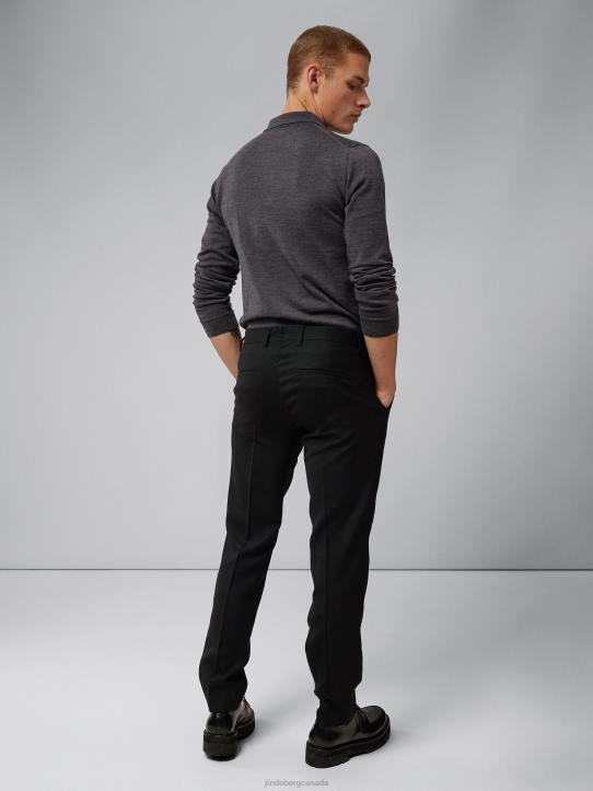 noel_light_merino_polo_dark_grey_melange_men_j_lindeberg_clothing_66xf1080.jpg Noel Light Merino Polo Dark Grey Melange Men J.Lindeberg Clothing 66XF1080 - Image 1