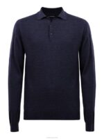 Noel Light Merino Polo Navy Men J.Lindeberg Clothing 66XF1079 - Image 4