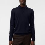 Noel Merino Polo Navy Men J.Lindeberg Clothing 66XF1009