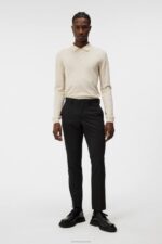 Noel Merino Polo Oyster Gray Men J.Lindeberg Clothing 66XF1008 - Image 3