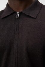 Nyle Merino Zip Cardigan Delicioso Men J.Lindeberg Clothing 66XF1012 - Image 4