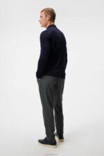 Nyle Merino Zip Cardigan Navy Men J.Lindeberg Clothing 66XF1045 - Image 2