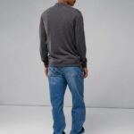 Nyle Merino Zip Cardigan Volcanic Ash Men J.Lindeberg Clothing 66XF2315