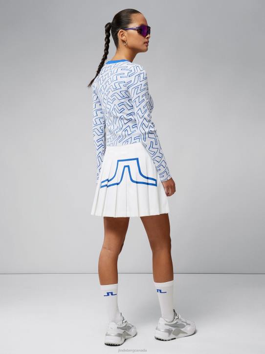 Odessa Cardigan Bridge Swirl Nautical Blue Women J.Lindeberg Clothing 66XF2830 - Image 2
