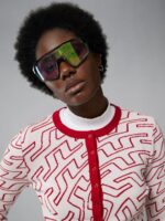 Odessa Cardigan Bridge Swirl White Women J.Lindeberg Clothing 66XF2829 - Image 4