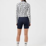 Odessa Golf Cardigan Navy Bridge Monogram Women J.Lindeberg Clothing 66XF2832
