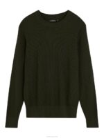 Oliver Structure Sweater Forest Green Men J.Lindeberg Clothing 66XF2308 - Image 4