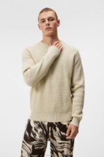 Oliver Structure Sweater Oyster Gray Men J.Lindeberg Clothing 66XF1005