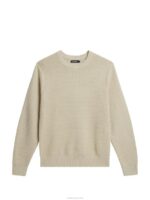Oliver Structure Sweater Oyster Gray Men J.Lindeberg Clothing 66XF1005 - Image 6