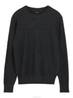 Oliver Structure Sweater Volcanic Ash Men J.Lindeberg Clothing 66XF2309 - Image 4