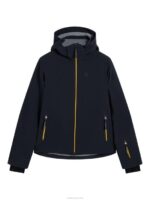 Omnia Jacket Black Men J.Lindeberg Clothing 66XF1298 - Image 4