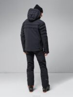 Orbit Hybrid Down Jacket Black Men J.Lindeberg Clothing 66XF1300 - Image 2
